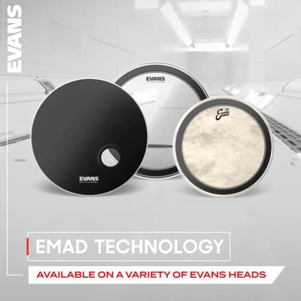 Evans EMAD Bassdrum Clear 20 Peau de Grosse Caisse Transparente BD20EMAD