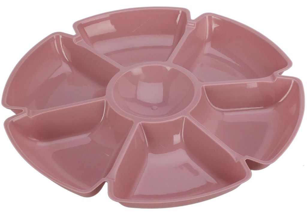 Excellent Houseware Servierplatte fur Snacks/chips - rosa - Produktbild 