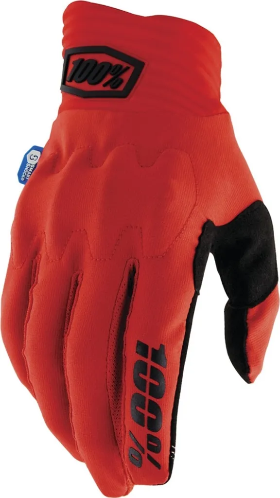 Gants VTT anti-vibration 100% Cognito Smart Shock S contre chocs