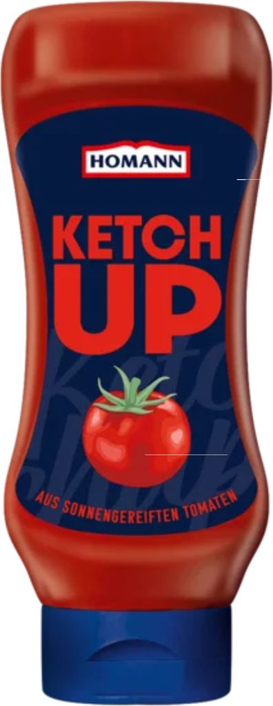 Homann Tomatenketchup Sauce 3er Pack (3x430ml Flasche) + usy Block
