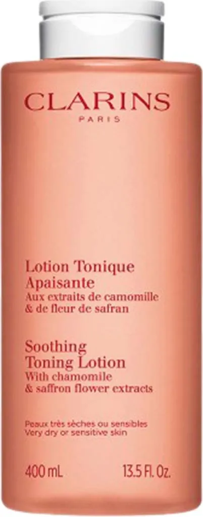 Clarins Lotion Tonique Apaisante 400ml - Formule Camomille et Safran
