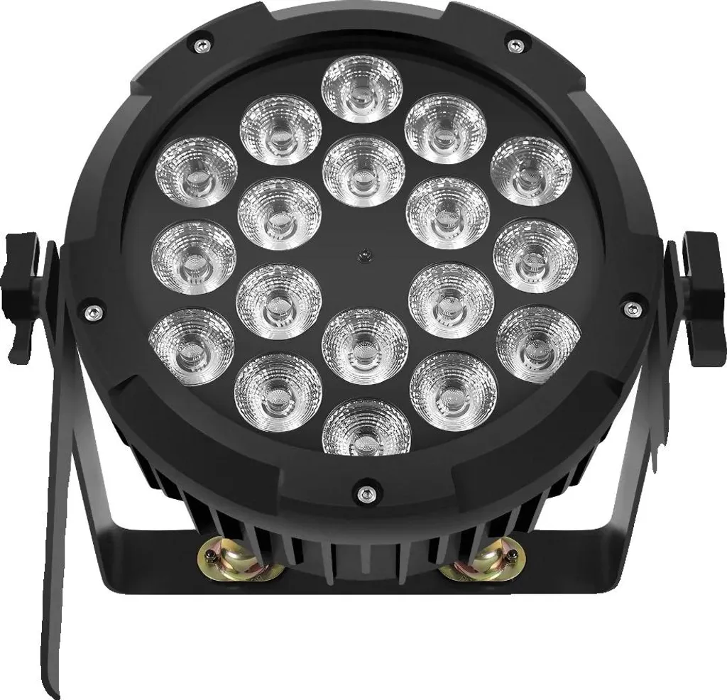 Éclairage de Scène Par Can Étanche IP65 DMX - Projecteur Extérieur Noir