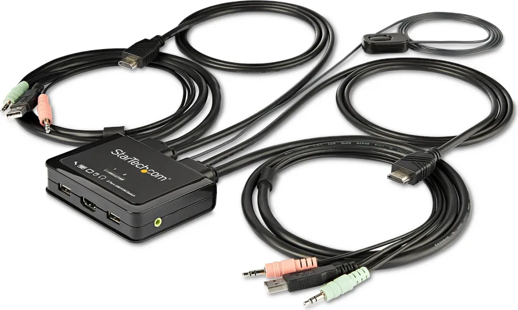 KVM HDMI 4K 60Hz Compact StarTech - Commutation à Distance et Audio
