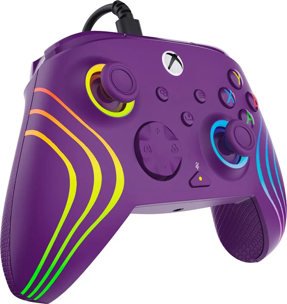 Controller Xbox Afterglow Wave - Design Trasparente e Luci RGB Dinamiche - 5