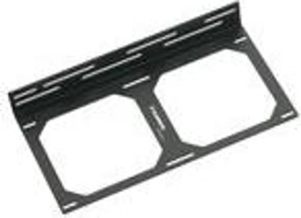 Support de Fixation de Radiateur 240 mm Barrow - Finition Noire Mate