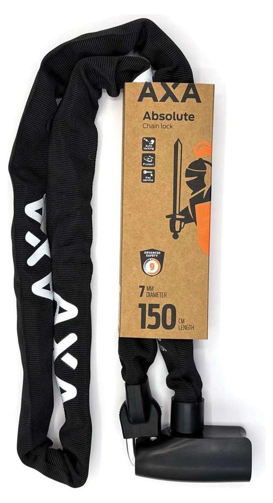 Axa Kettenschloss Absolute 7-150 - Schwarz Produktbild 