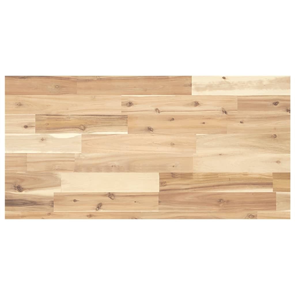 Möbel Tischplatte 100x40x4 cm Rechteckig Massivholz Akazie - Tischplatten CLORIS4395221