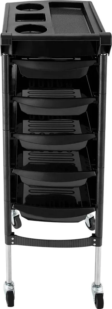 Carrello Design Salone Hairdresser 5 Cassetti e Doppio Porta Phon