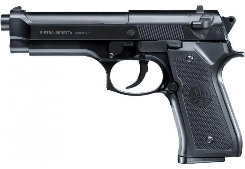 Beretta M92 FS HME ASG 6 mm : réplique pistolet métal lourd noir