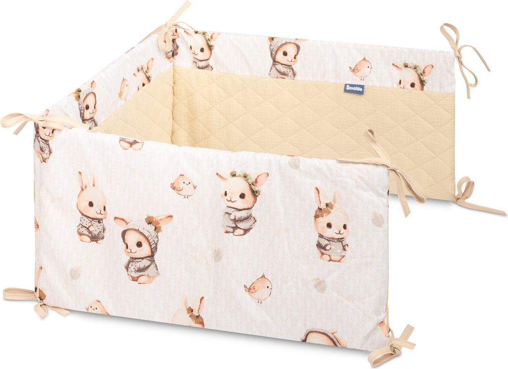 SENSILLO - Bettumrandung Babybett 60x120 - Baumwolle und Produktbild 
