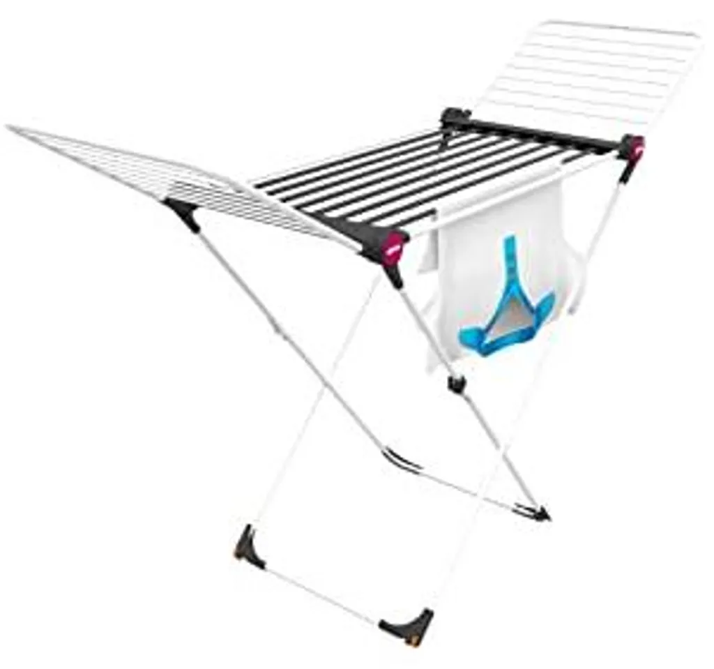 Séchoir à linge aluminium et acier 19m - Structure stable et rigide