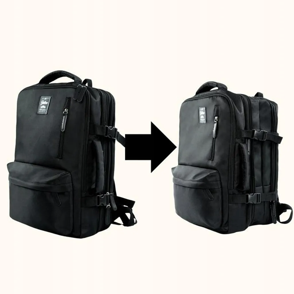 Sac à dos Solier noir imperméable et résistant modèle PLECAKFV06 original - 15