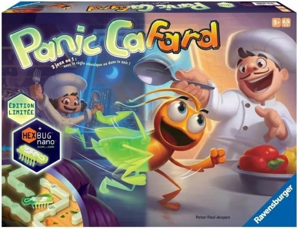 Ravensburger Cockroach Panic Jeu de Société Phosphorescent pour Enfant