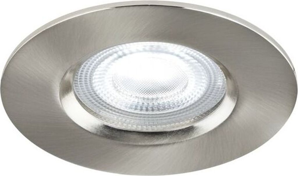 Nordlux Don Smartlight LED Einbauleuchte 4,7W IP65 Gebürstetes Nickel Steuerbare Lichtfarbe