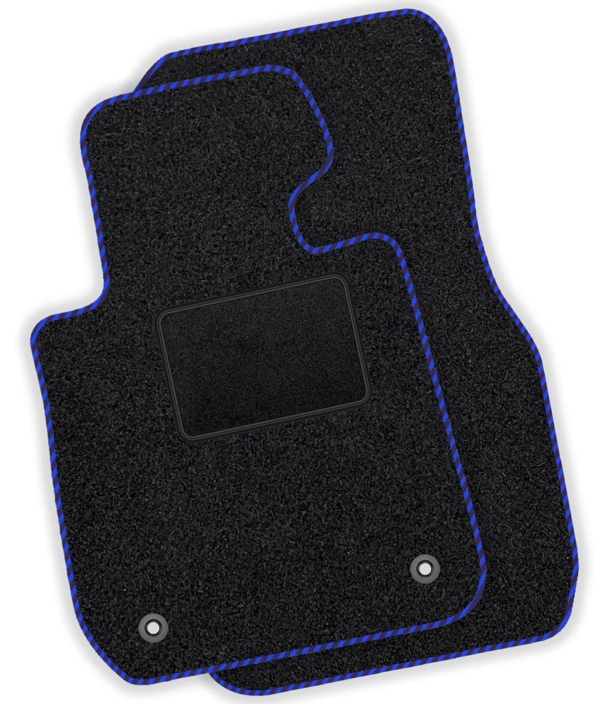 Alfombrillas delanteras para coche, de felpa, compatibles Imagen del producto 