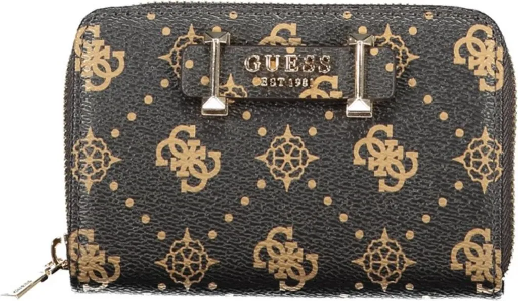 Guess Portefeuille 870000303101 Espresso Logo - Élégance Quotidienne