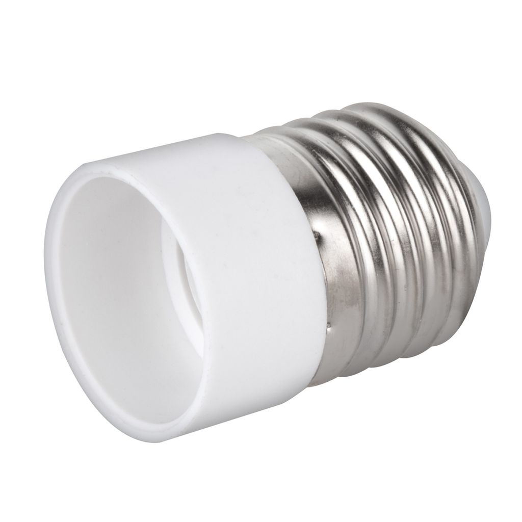 2x E27 auf  E14 Fassung Lampensockel Lampenfassung Adapter für Leuchtmittel LED 