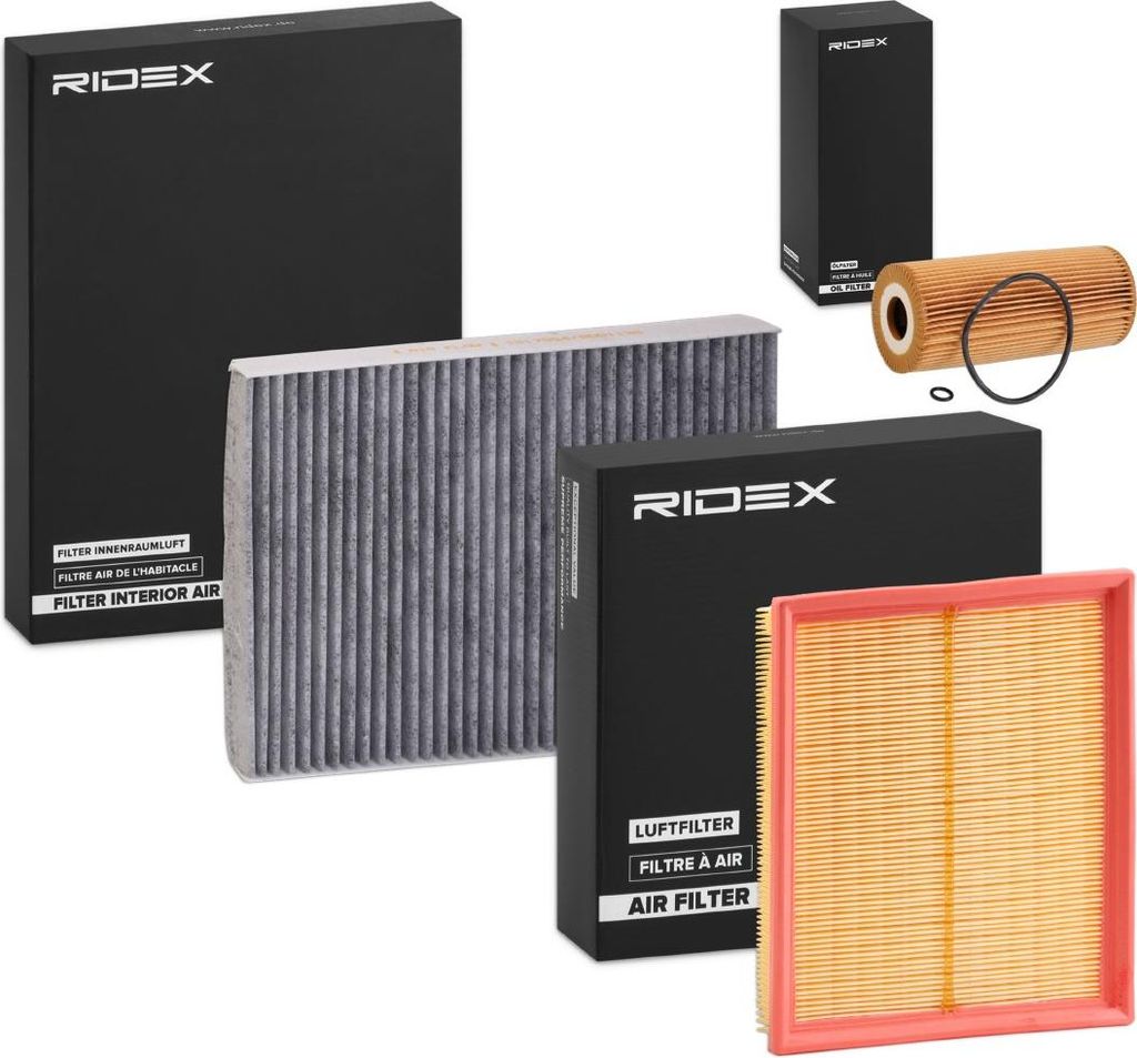 RIDEX Filterset Inspektionspaket Filtersatz für VW Golf IV Schrägheck (1J1) PASSAT Variant (3B6) Golf IV Variant (1J5) PASSAT Variant (3B5) PASSAT