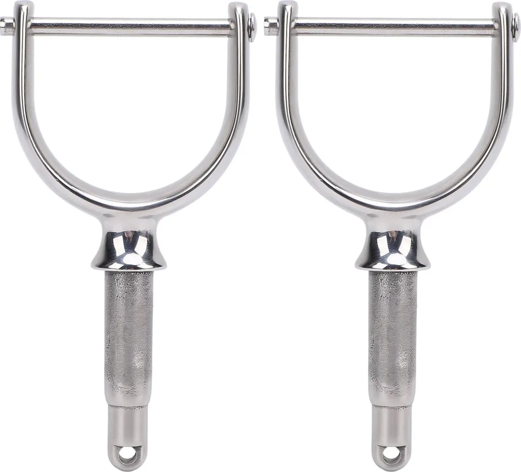 Dame de nage et verrou de gouvernail latéral en acier pour petit bateau - 3