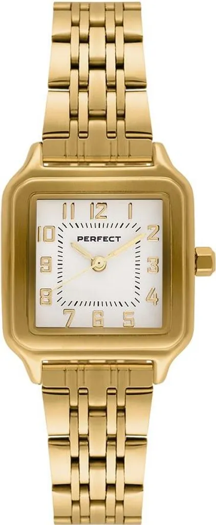 Montre dorée Perfect pour femme : l'accessoire idéal pour vos soirées