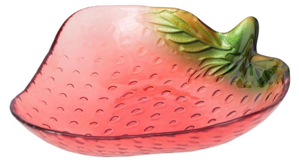 Boltze Home Schüssel Glas Erdbeere Produktbild 