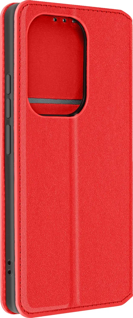 Avizar, Edizione Classica Kunstlederetui Xiaomi Redmi Note 13 Pro 4G, Rot