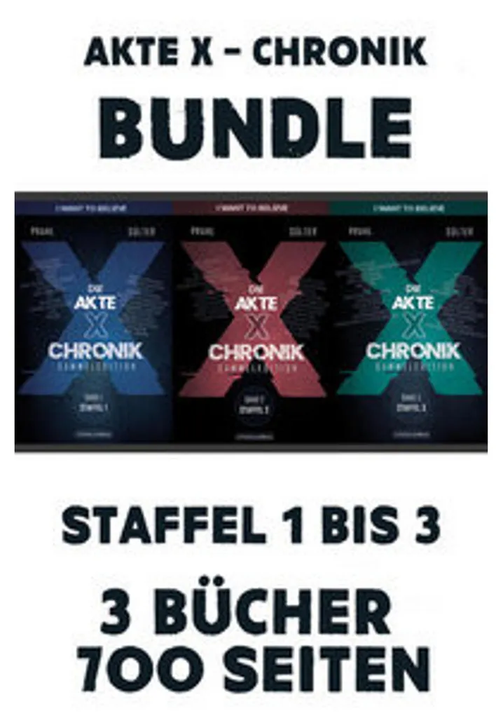 Livre X-Files la trilogie officielle des chroniques volumes 1-3