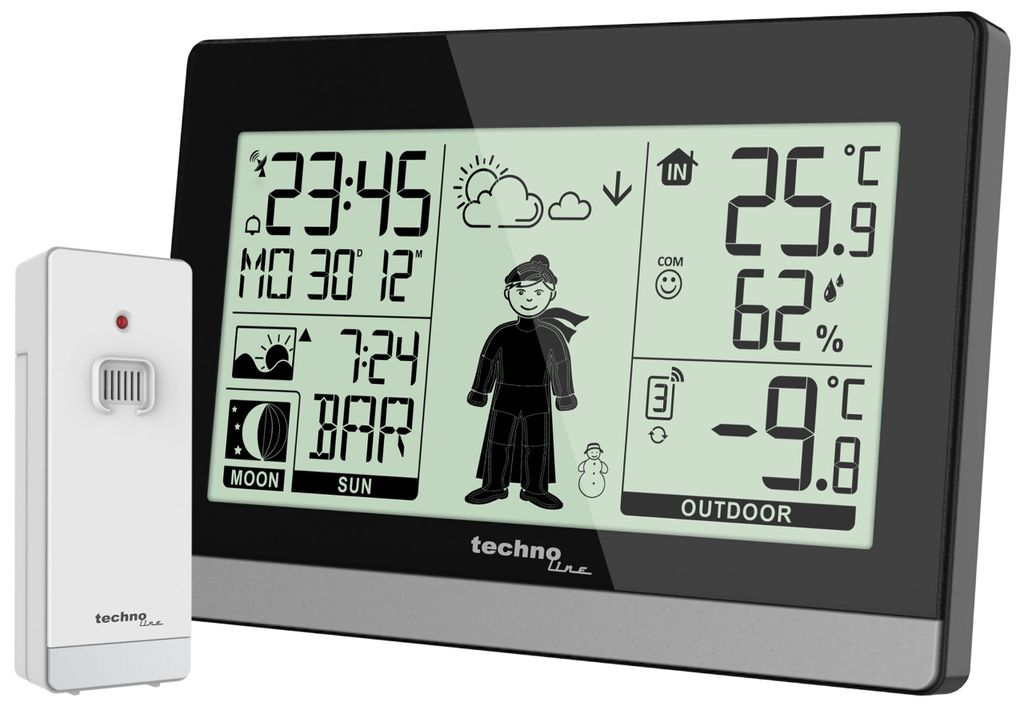 Technoline Wetterstation WS9612 mit Vorhersage durch Produktbild 