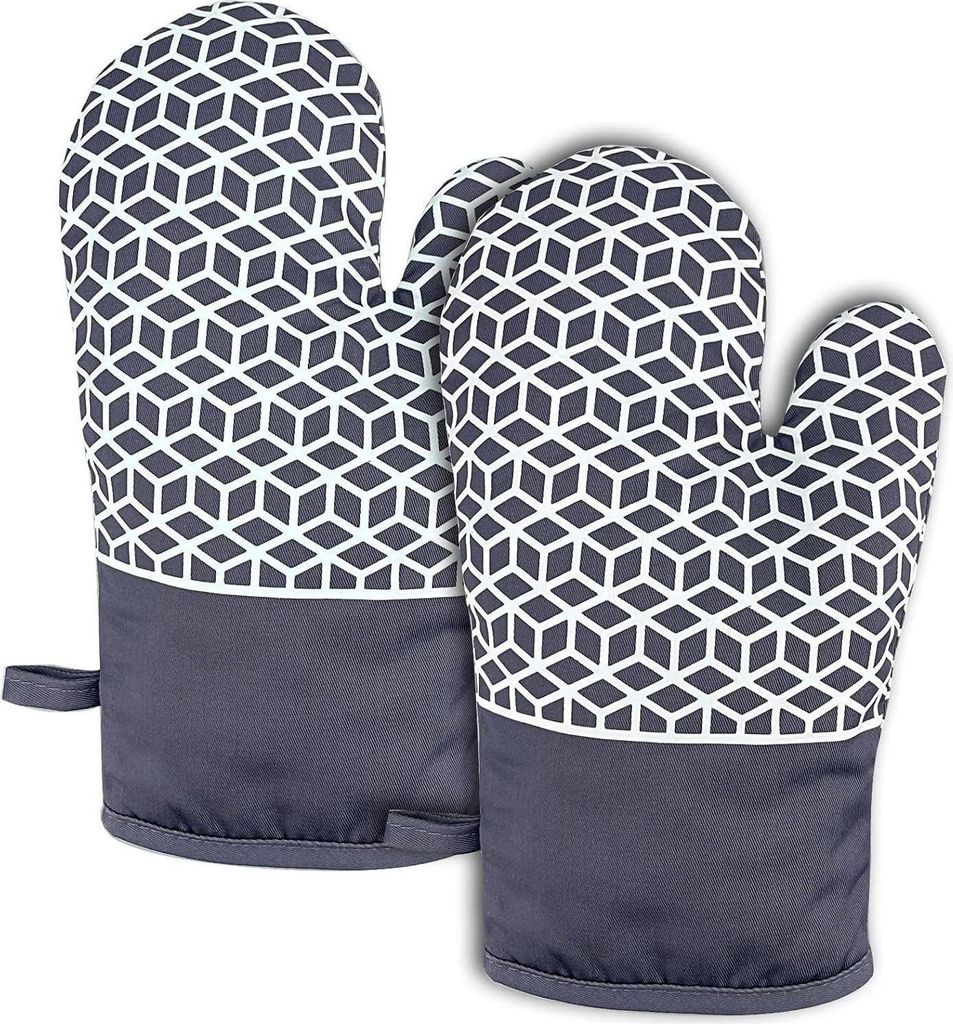 Ofenhandschuhe Hitzebeständig 300°C, Silikon Anti-Rutsch Produktbild 