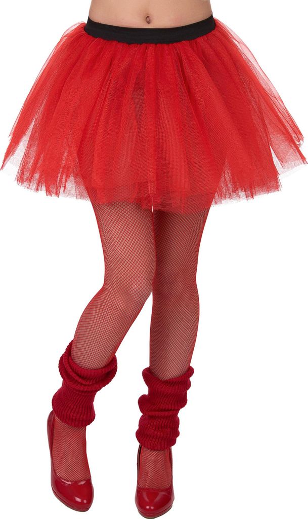 Ballett-Tutu Kostüm für Damen, Rot, Einheitsgröße, mit Produktbild 