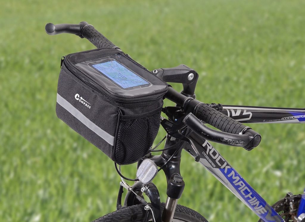Tasca Telefono Trasparente Bici Cestino Per Scooter Per Bambini Ragazzi Ragazze, Borsa Da Cestino Manubrio Bicicletta Bambini