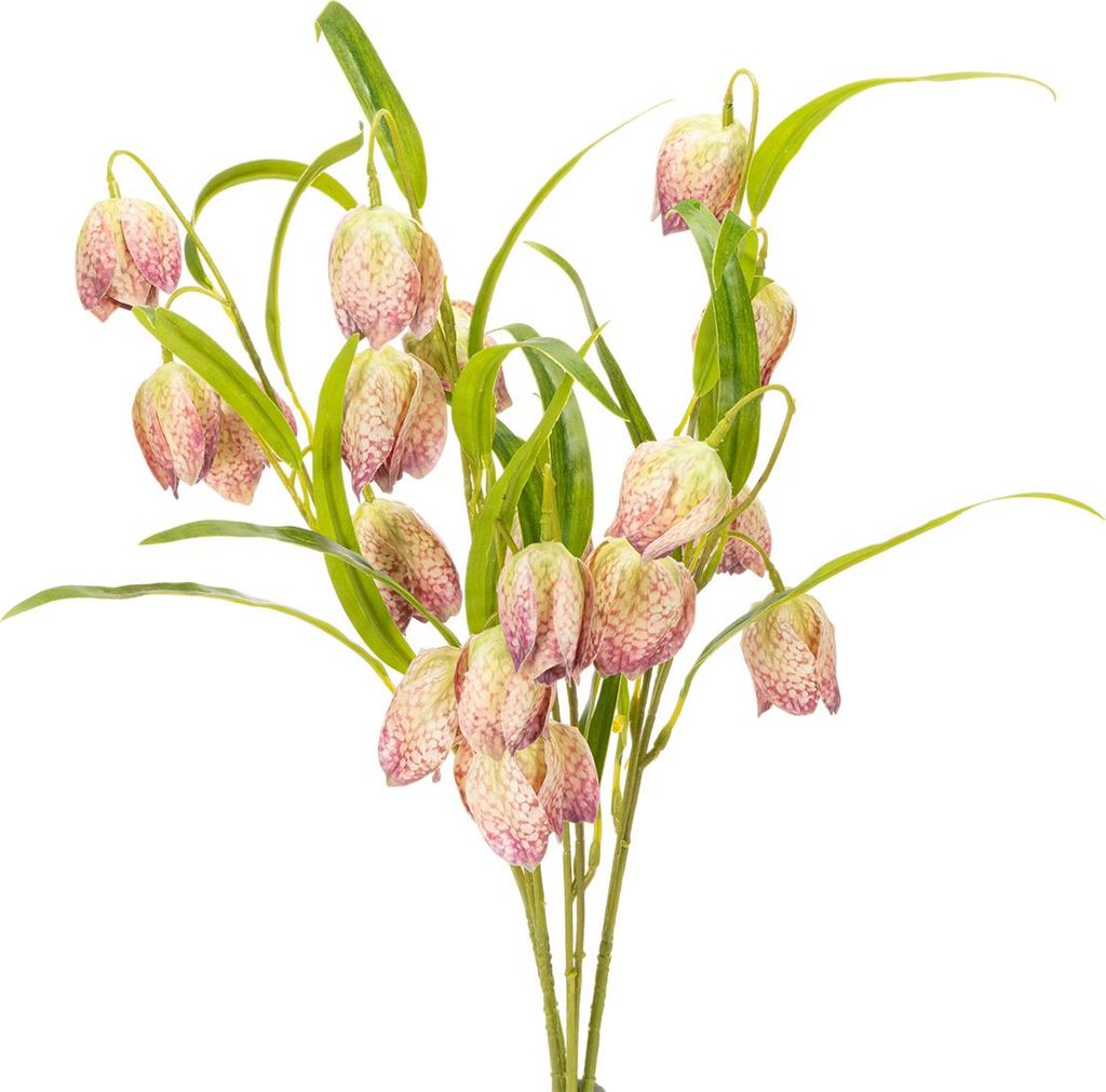 Kunstblume Schachblume Dekozweig elegant und filigran, 3 Stück