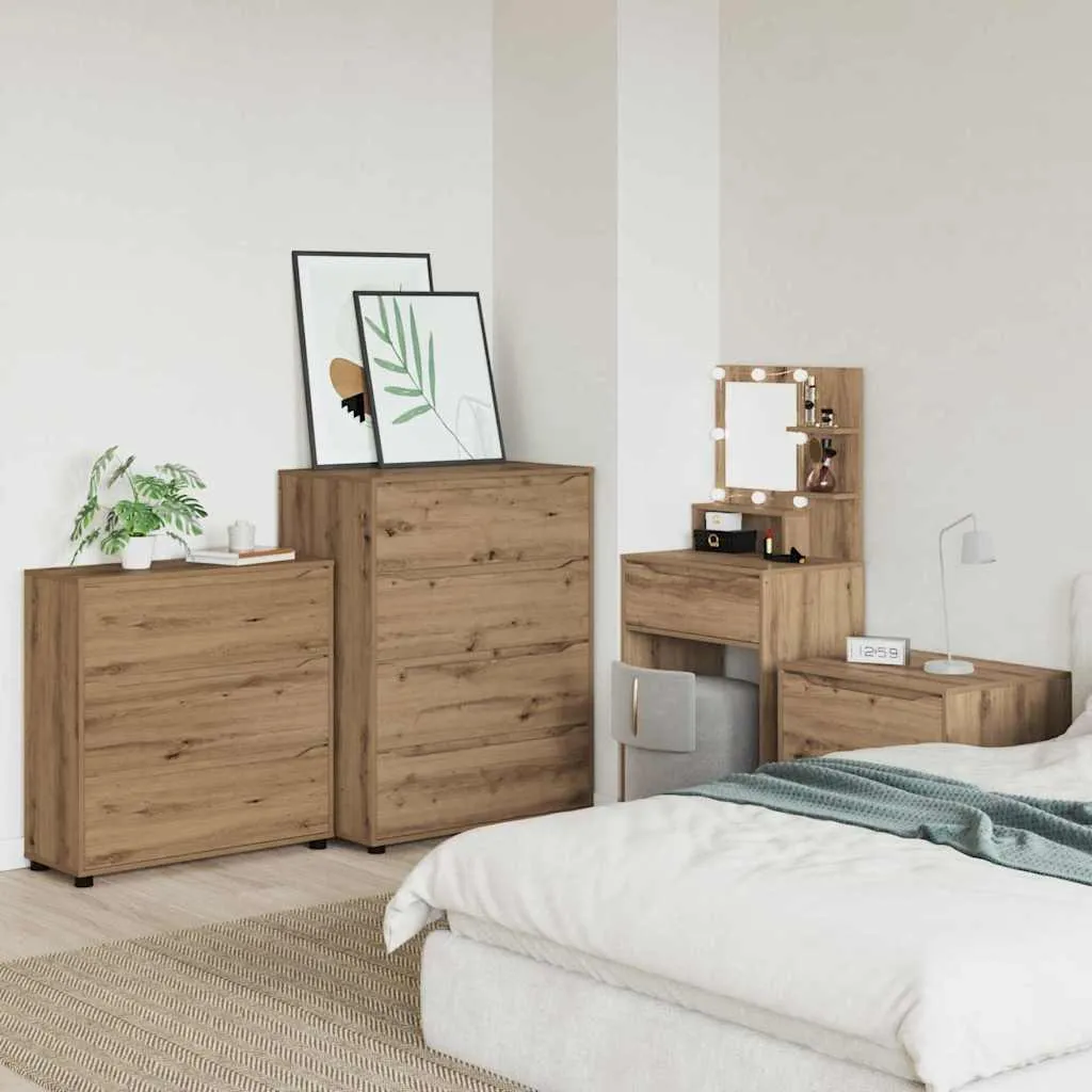 Armadietto vidaXL Rovere 80x31x81 cm | Miglior Prezzo Online Arredo - 3
