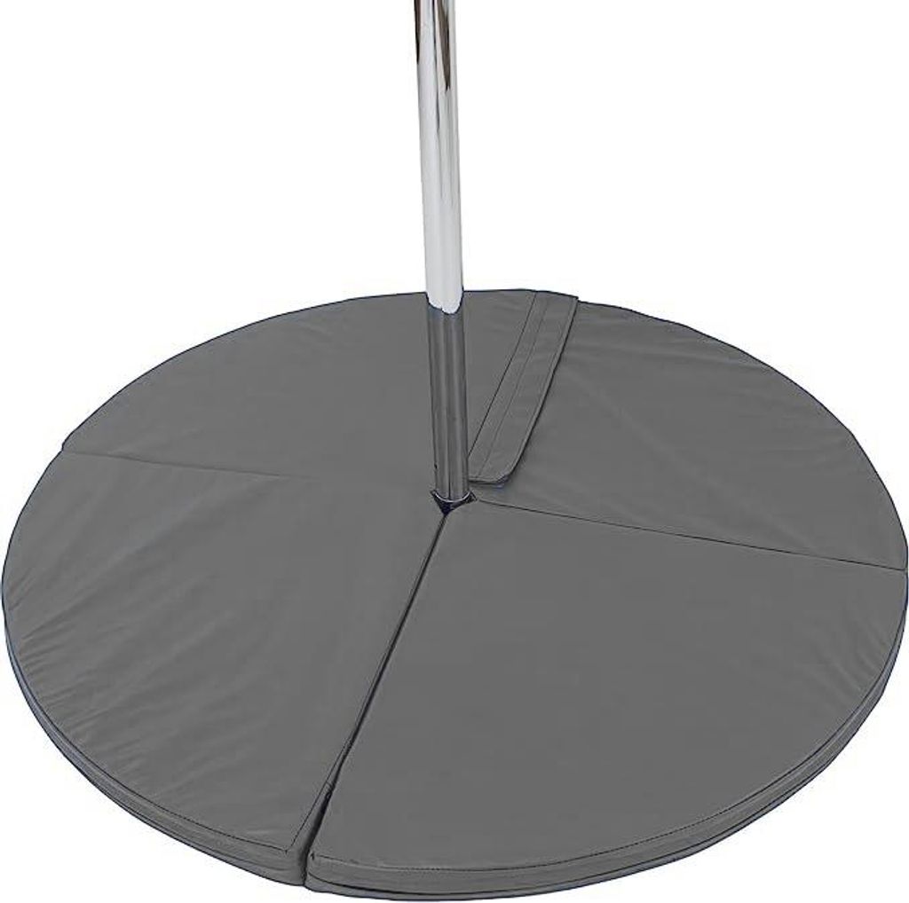 PoleSports Pole Dance Mat with Carry Handle Ø 150 cm Black, 189,90 €