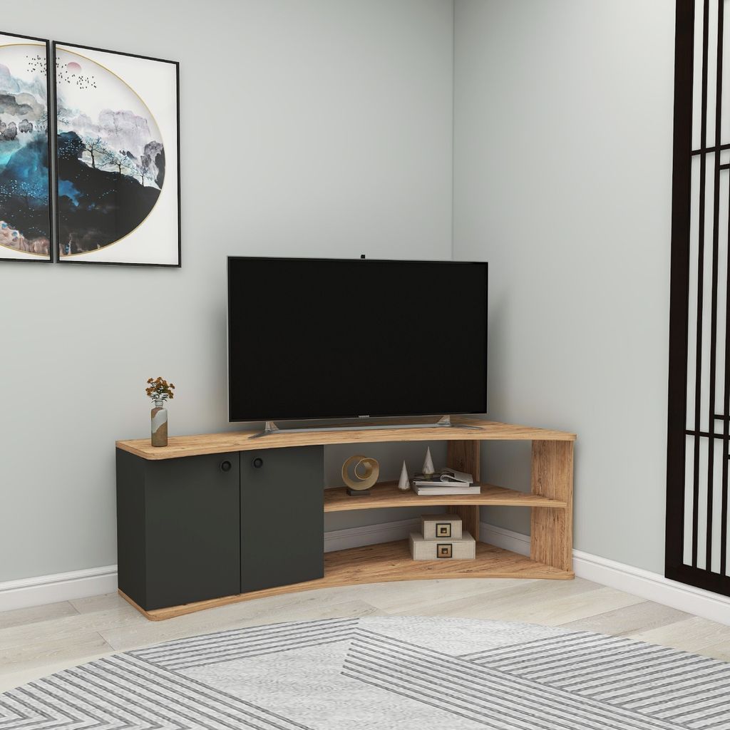Skye Decor, Termera - Atlantic Pine, antracit, TV stolek, Obrázek produktu 1