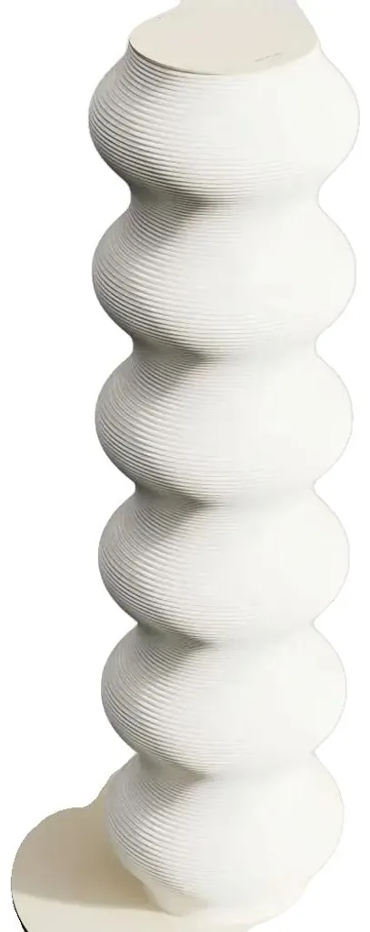 Arbre à chat incurvé blanc montage modulaire robuste et évolutif L-a