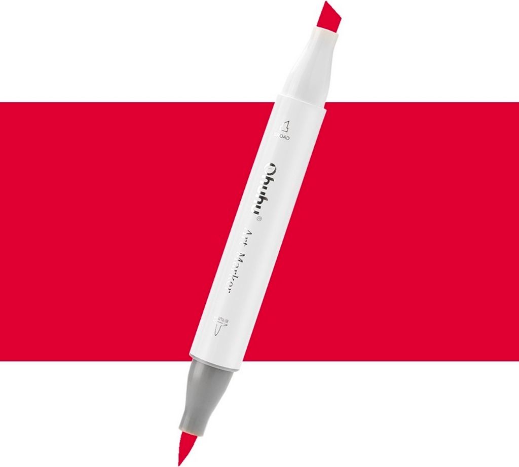 OHUHU dwustronny marker alkoholowy Brush & Chisel, R8 Zdjęcie produktu 