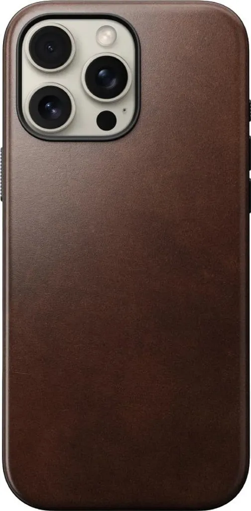 Cover Nomad iPhone 16 Pro Max Pelle Horween Rustic Brown Premium
