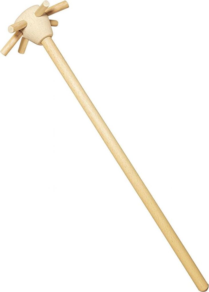 Holzquirl in Sternform 20 cm – Stange