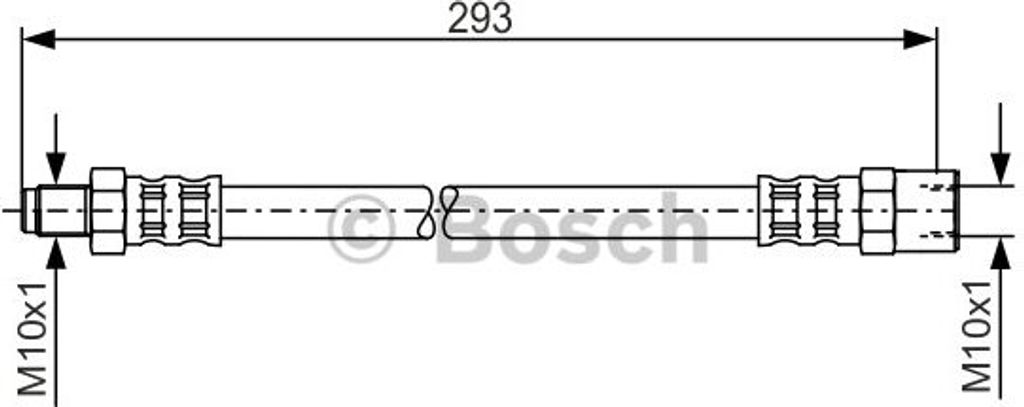 Bosch Bremsschlauch 1 987 481 160