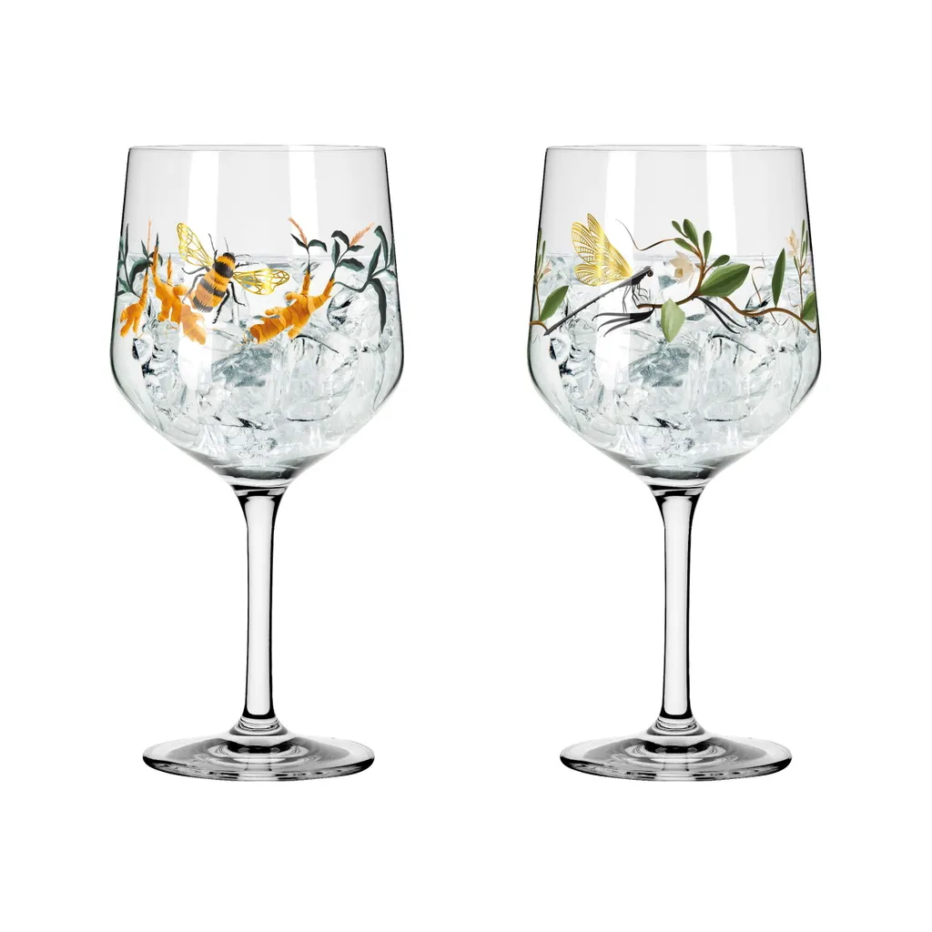 Ritzenhoff BOTANIC GLAMOUR GINGLAS SET #3, #4
