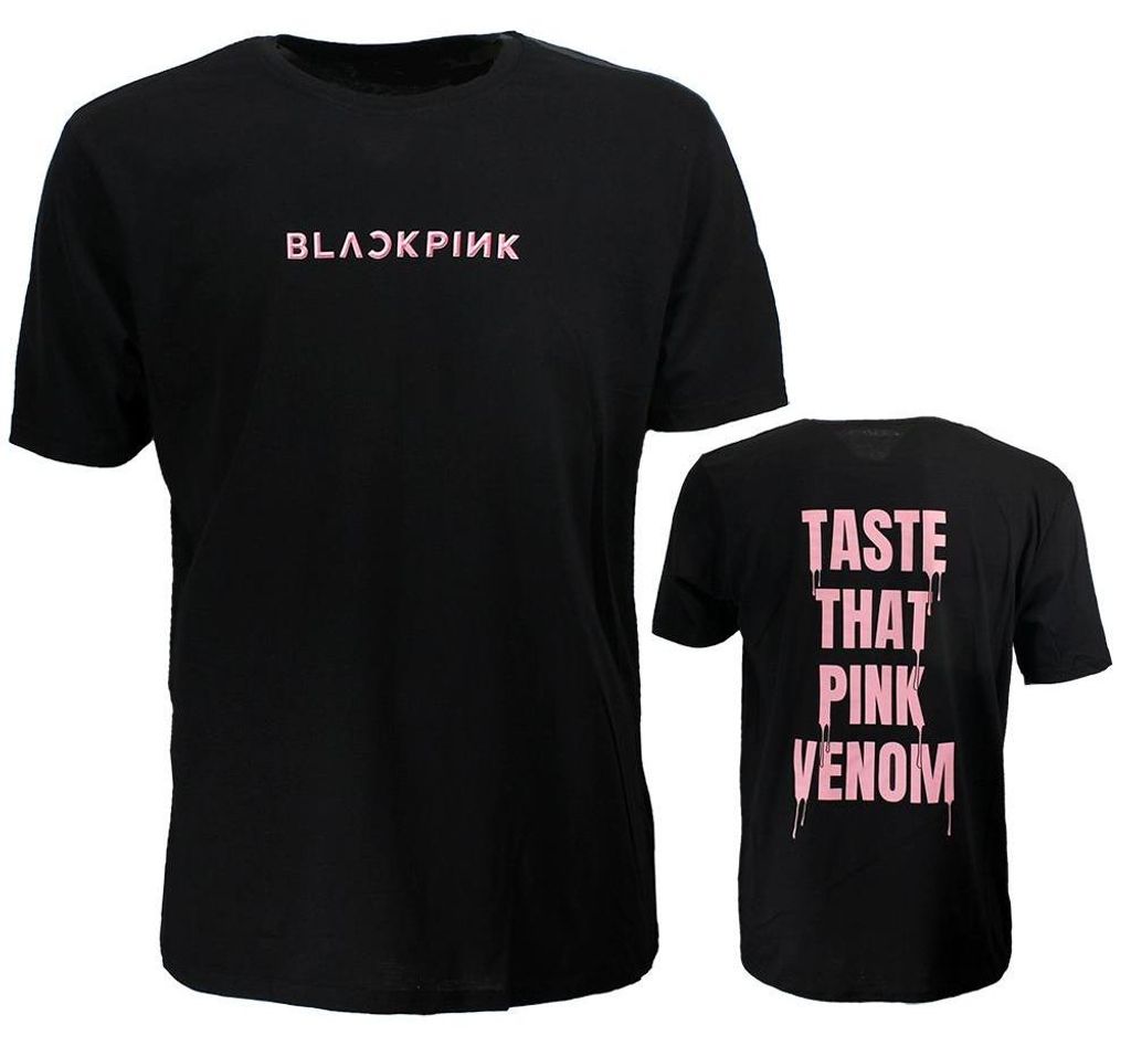 Blackpink Taste That Pink Venom T-Shirt – offizielles Merchandise - S