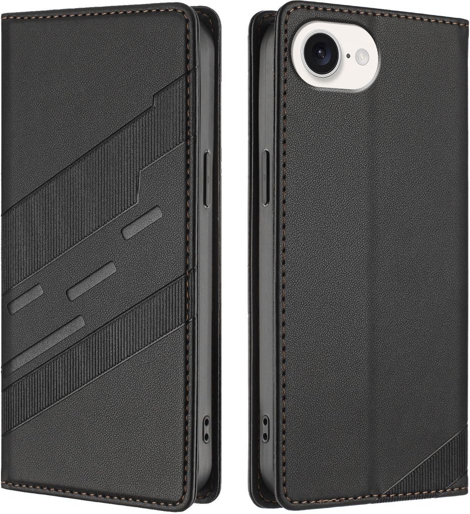 Hülle für iPhone 16e/iPhone 17e, Kunstleder Brieftaschen Produktbild 