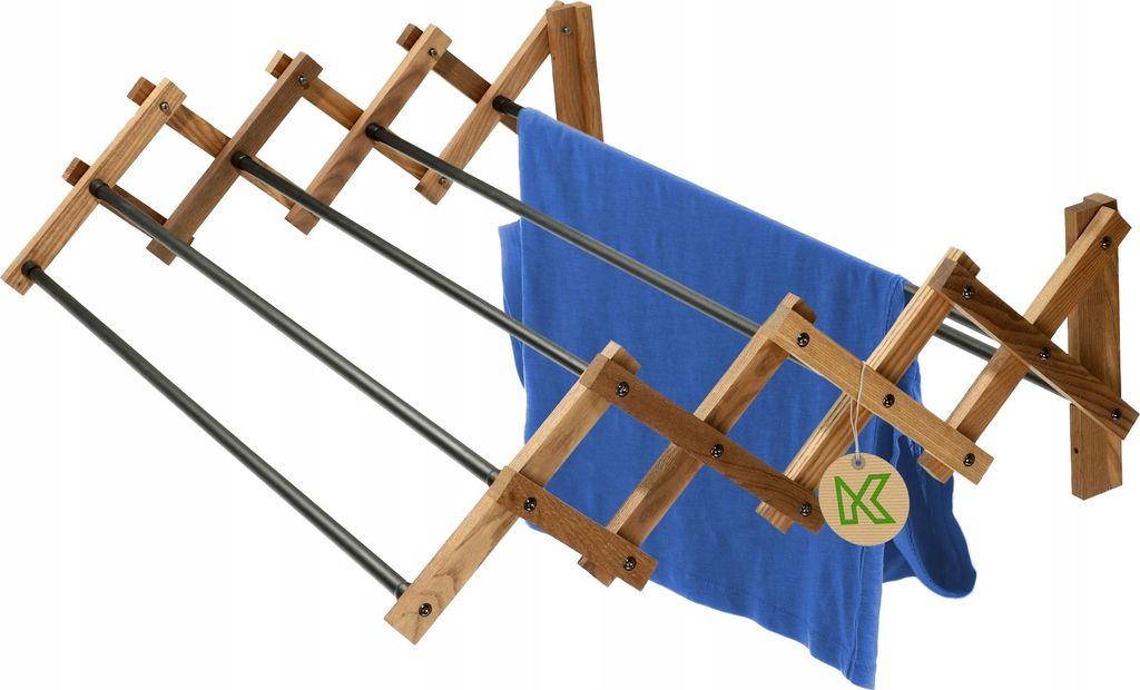 KADAX Séchoir à linge de salle de bain accordéon 85 cm Image du produit 