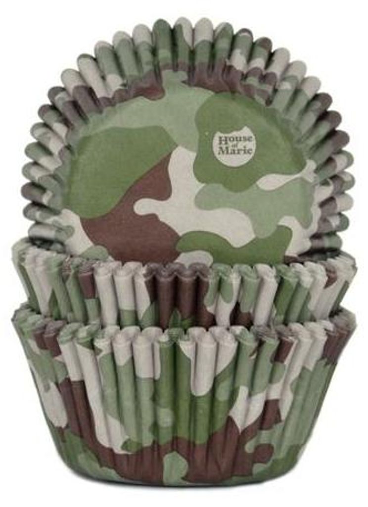 50 Muffinförmchen Camouflage Produktbild 