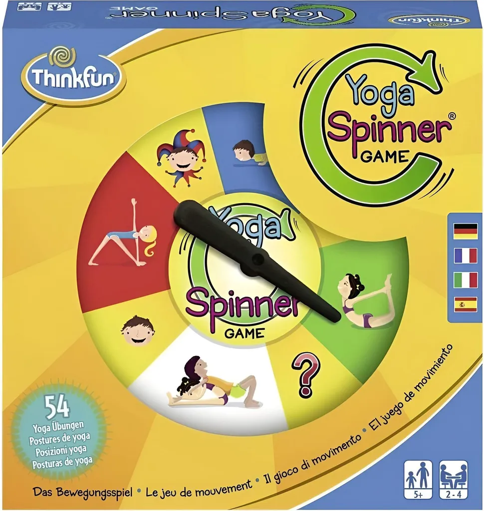 Activité yoga enfant Yoga Spinner Thinkfun 76329 pour bouger en s'amusant