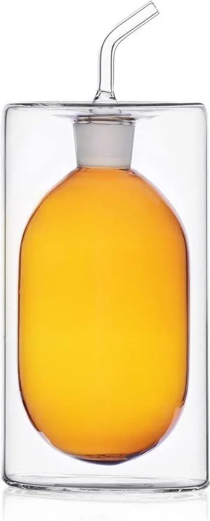 Bidon d'huile Amber 250 ml : fini l'huile qui rancit avec la double paroi