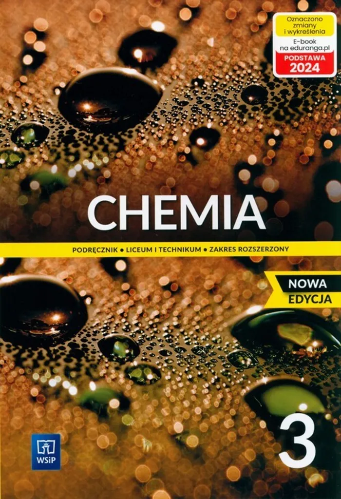 Manuel pour étudiants Chemistry 3 Handbook Extended Scope en langue polonaise