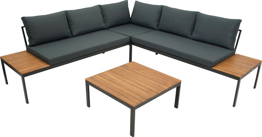 DEGAMO Lounge Set Gartenlounge Ecklounge RANGUN, Stahl Produktbild 