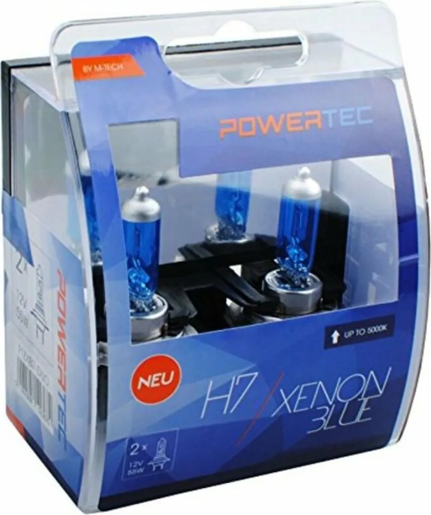 Sicurezza Notturna: Lampadine H7 M-Tech PTZXB7-DUO 55W Luce Bianca